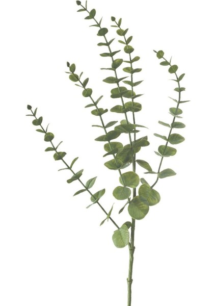 Yapay Çiçek Okaliptus Şimşirli Yeşil Lüxs Demet 80 Cm.