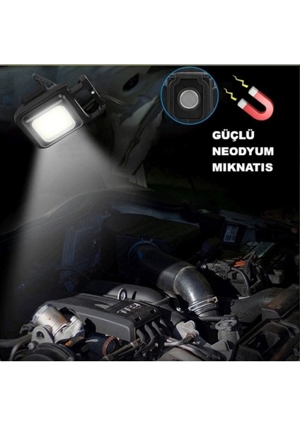 LED Işıklı Flash Özellikli 4 Modlu Anahtarlık El Feneri fırsatları