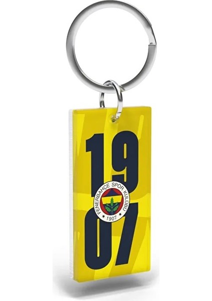 Lisanslı 6 Renk Logolu Lacivert T-Shirt ve Sarı-Lacivert 1907 Yazılı Anahtarlık fırsatları