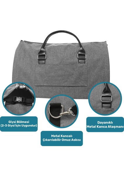 2’si 1 Arada Omuz Seyahat Çantası ve Elbise Çantası Katlanabilir, Ayakkabı Çantası, Çok Amaçlı Çanta modelleri