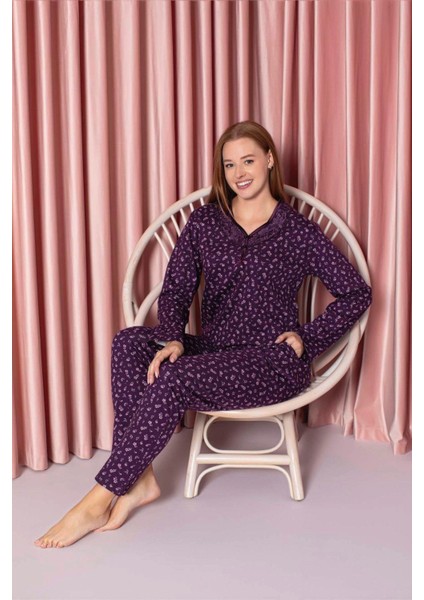 Desenli Kadın Pijama Takımı 3021 fiyatları