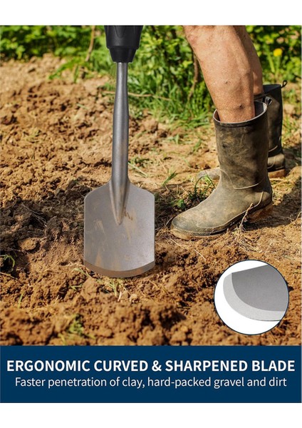 Sds Için Max Clay Spade 4-1/2 Inç x 17 Inç Sds Için Çelik Matkap Kürek Bir Bit Max Rotary Hammer Electric Jackhammer (Yurt Dışından) indirimleri