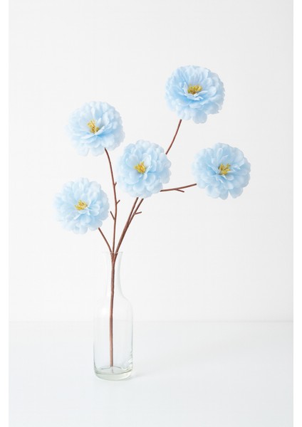 Yapay Çiçek Acık Şakayık 5 Li 80 cm Acık Mavi fırsatları