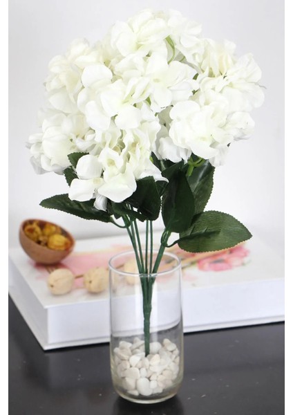 Yapay Lüx Ortanca Demeti 35 cm Beyaz fiyatları