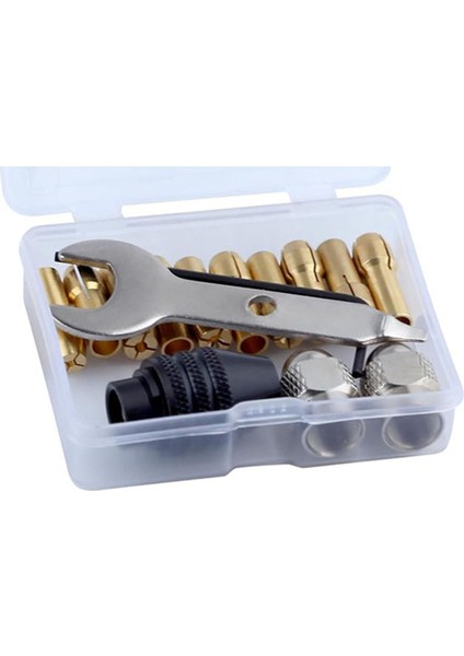 15PCS Matkap Chuck Collet Set Döner Kolet Fındık Seti 0 5-3 2mm Şey Yedek 4486 Döner Alet Değiştir Chuck Aksesuar (Yurt Dışından) indirimleri