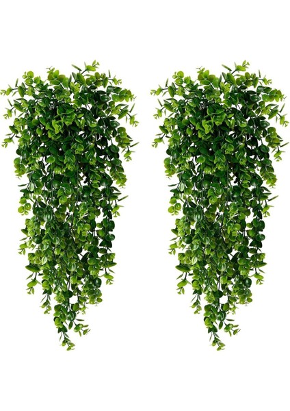 Yapay Çiçek Sarkan Şimşir Okaliptus Yapay Sarmaşık 2 Adet