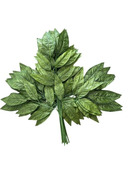 Yapay Çiçek 12 Dal Ceviz Yaprağı Yeşil Ağaç Yaprağı modelleri