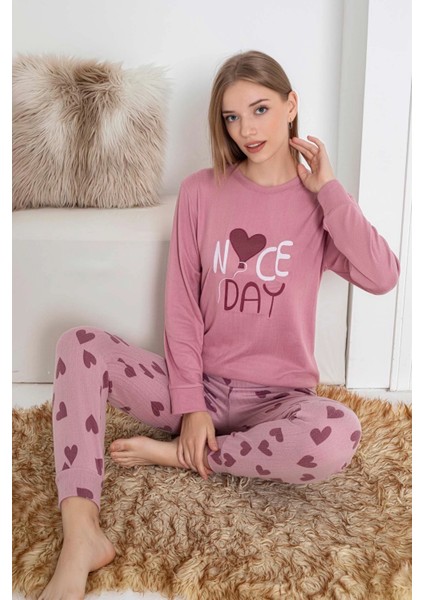 Desenli Kadın Pijama Takımı 2081 fiyatları