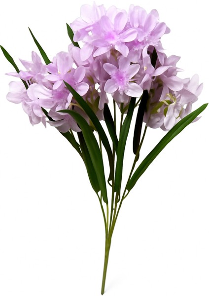 Yapay Çiçek Nergis Demeti 5 Dal 50 cm Lila