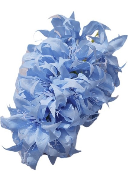 Yapay Sebboy Çiçegi Acık Mavi 100 cm indirimleri