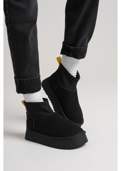 Nadia Kadın Siyah Kışlık Içi Kürklü Kalın Taban Bot fiyatları