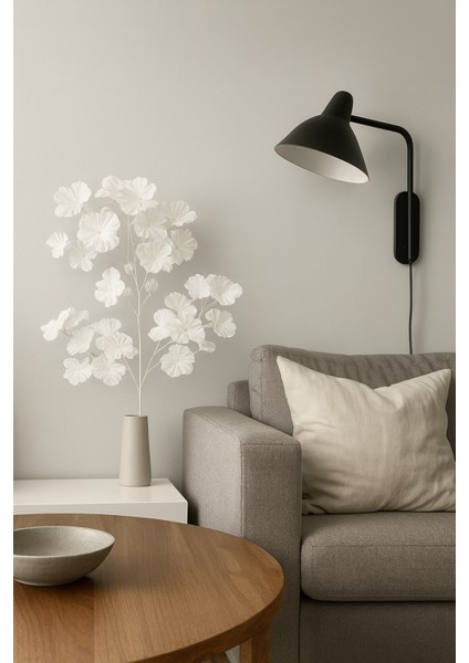 Yapay Çiçek Dağ Gelinciği 90 cm Beyaz fiyatları