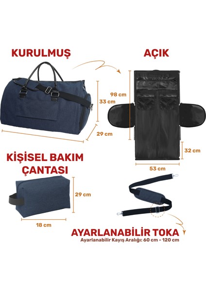 2’si 1 Arada Omuz Seyahat Çantası ve Elbise Çantası Katlanabilir, Ayakkabı Çantası, Çok Amaçlı Çanta indirimleri