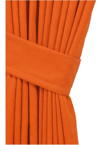 Petek Dokulu Kadife Dokuma Sık (1 x 3)Pileli Fon Perde (Kiremit) fiyatları