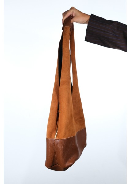 Avos Taba Süet Hakiki Deri Kadın Omuz Çantası fırsatları