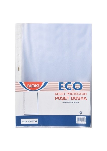 Poşet Dosya Eco A4 100 lü 30 Paket (1 Koli)