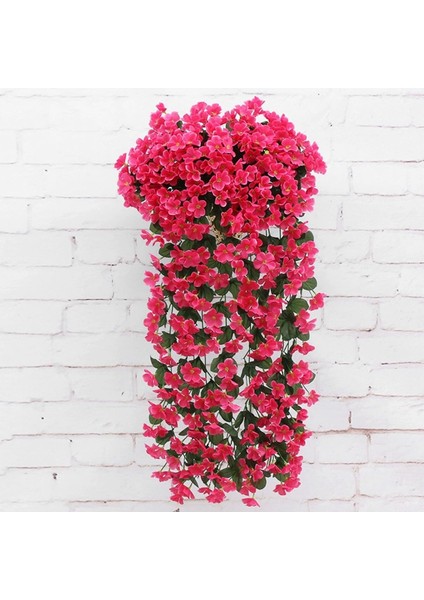 Yapay Çiçek Sarkan Menekşe Balkon,duvar Süsü 70 cm Fuşya fiyatları