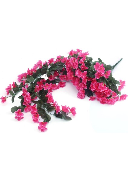 Yapay Çiçek Sarkan Menekşe Balkon,duvar Süsü 70 cm Fuşya modelleri