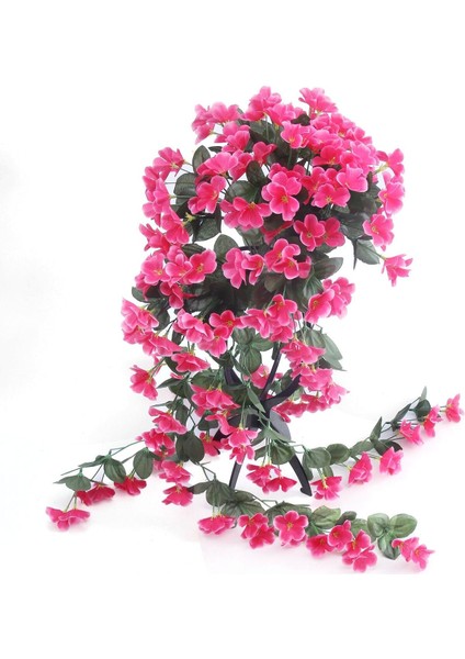 Yapay Çiçek Sarkan Menekşe Balkon,duvar Süsü 70 cm Fuşya indirimleri