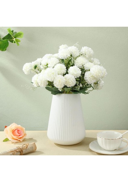 Yapay Kar Topu Ortanca Beyaz 12 Dal 40 cm modelleri