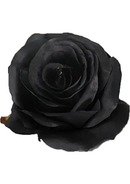 Yapay Kadife Tek Dal Gül Dalı 50 cm Siyah Lüx Ekvator Gül fırsatları