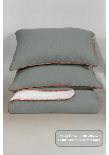 Palermo Comfort Uyku Seti Çift Kişilik 3 Parça (220X240 Cm) Yeşil indirimleri