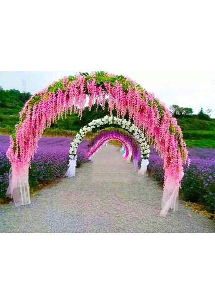 Yapay Sarkan Akasya Çiçeği 100 cm Pembe 12 Li Paket Akasya 12Lİ fiyatları