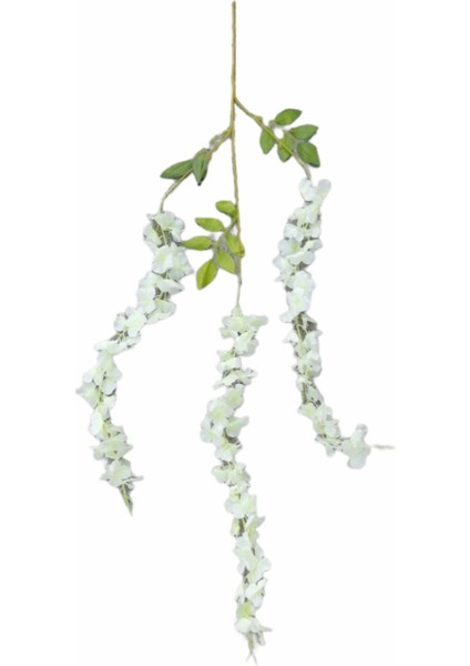 Sarkan Yapay Çiçek Akasya Beyaz 80 cm 3 Sarkan Dallı 12 Adet Bağ fiyatları