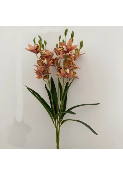 Yapay Çiçek Islak Dokulu Orkide 3 Dal 45 cm Pastel Renk fırsatları