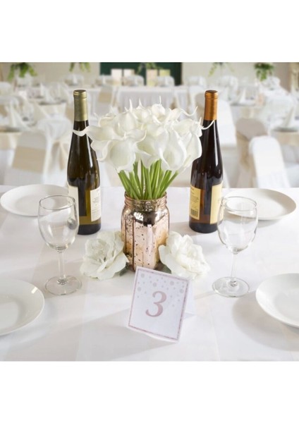 Yapay Çiçek Islak Gala Çiçeği 8 Dal Beyaz fırsatları