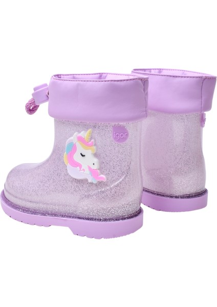 W10339 Bimbi Unicornio Glitter Çocuk Bot indirimleri