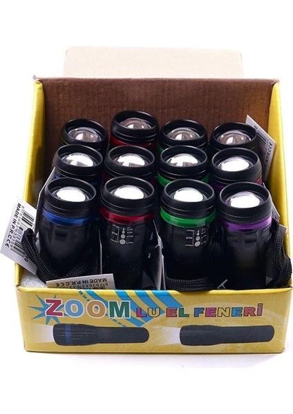 Şeritli Zoom Odaklı El Feneri Bigem BM-310 modelleri