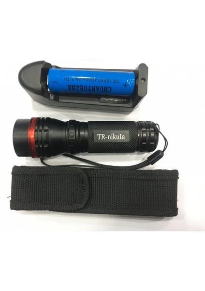 Beyaz LED Işıklı ,şarjlı Pil,şarj Cıhazlı El Fener 620