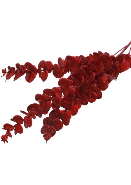 Yapay Çiçek Okaliptus Şimşirli Kırmızı 80 Cm. modelleri