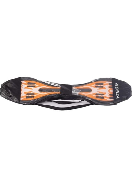 2 Teker Yolda Sörf Keyfi Için Özel Skateboard Waveboard Dizayn Kaykay Turuncu