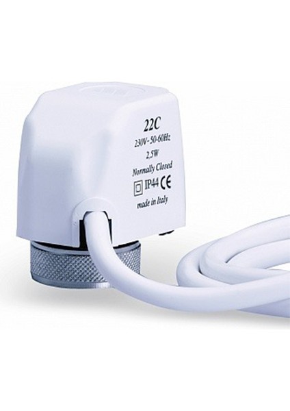 22CX230NC2 Elektrotermik Aktüatör, Normalde Kapalı (NC), 230V AC