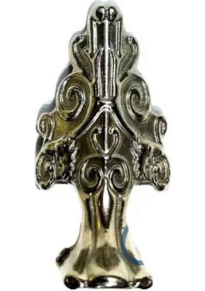 Lükens Sandık Ayağı, Kutu Ayak 4 cm - Nikel, 50 Adet