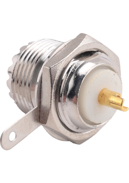 Uhf Dişi SO239 Jack Bulkhead Lehim Panel Montajı Rf Düz Konnektör, Gümüş (Yurt Dışından) fiyatları