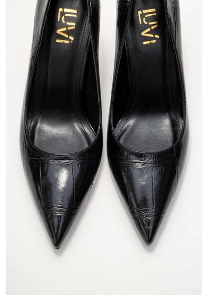 Hudson Siyah Baskı Kadın Topuklu Ayakkabı fiyatları