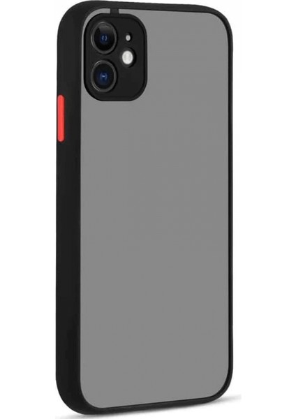 iPhone 12 Kılıf Montreal Silikon Kapak - Siyah