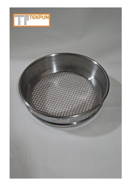 Paslanmaz Analiz Elek ÇAP20CM GÖZ:0,045MM(45 Mikron)