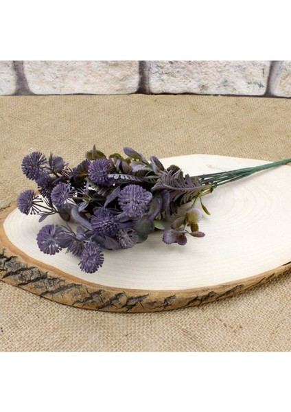 Yapay Kar Topu Aradal Demet Mor Yeşillik 7 Dal 35 cm fiyatları