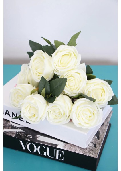 7 Dal Katmerli Lodos Gül Beyaz 45 cm fiyatları