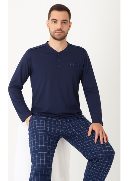 Modal Kumaş Yüzde Yüz Pamuk Erkek Pijama Takımı