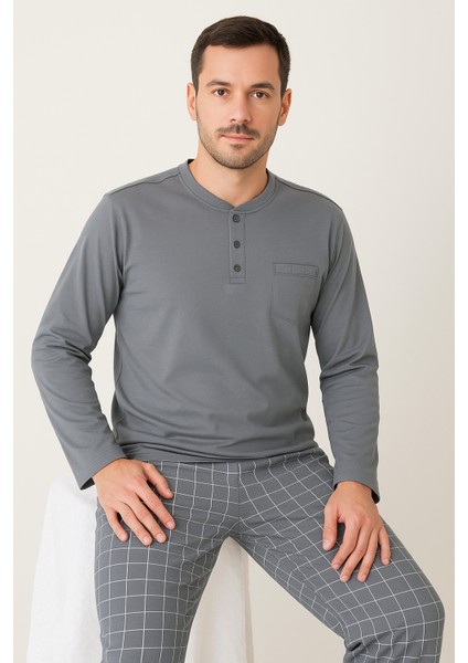 Modal Kumaş Yüzde Yüz Pamuk Erkek Pijama Takımı