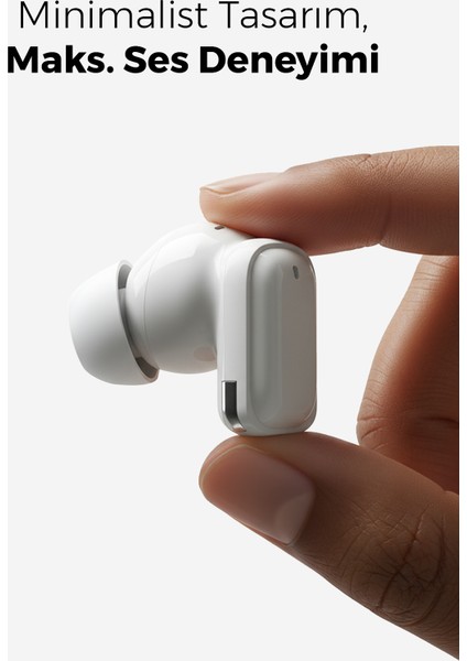 Bemy Beyaz 4 Mikrofonlu Enc + Anc Bluetooth V5.3 Tws Gerçek Kablosuz Kulaklık indirimleri