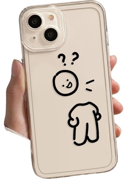 Çiftler Için iPhone 13 Mini Apple Telefon Kılıfı, Basit ve Kişiselleştirilmiş, Erkekler ve Kadınlar Için Eğlenceli - Soru Işareti (Yurt Dışından)