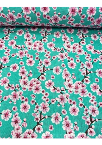 Masa Örtüsü &amp; Piknik Örtsü -Raşel Kumaş 120 cm x 160 cm -Çiçek Desenli