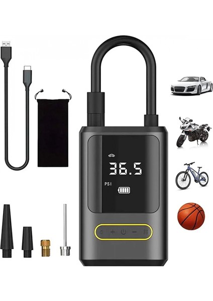 Kablosuz Oto Araç Mini 4000MAH 150 Psı Işıklı Oto Hava Kompresörü KA-760 (4887) fiyatları