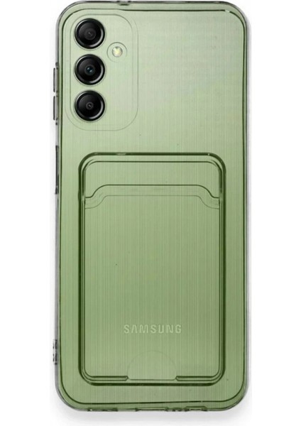 Samsung Galaxy M15 Kılıf Kart Şeffaf Silikon - Şeffaf fiyatları